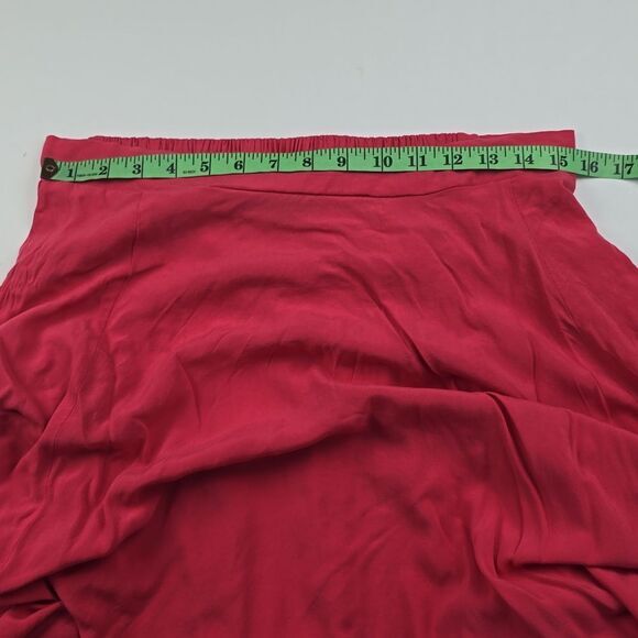 Torrid -1906 Chalis High Low Midi Skirt Ruffle Hem in‎ Pink Women's 0 / Large - Picture 5 of 7